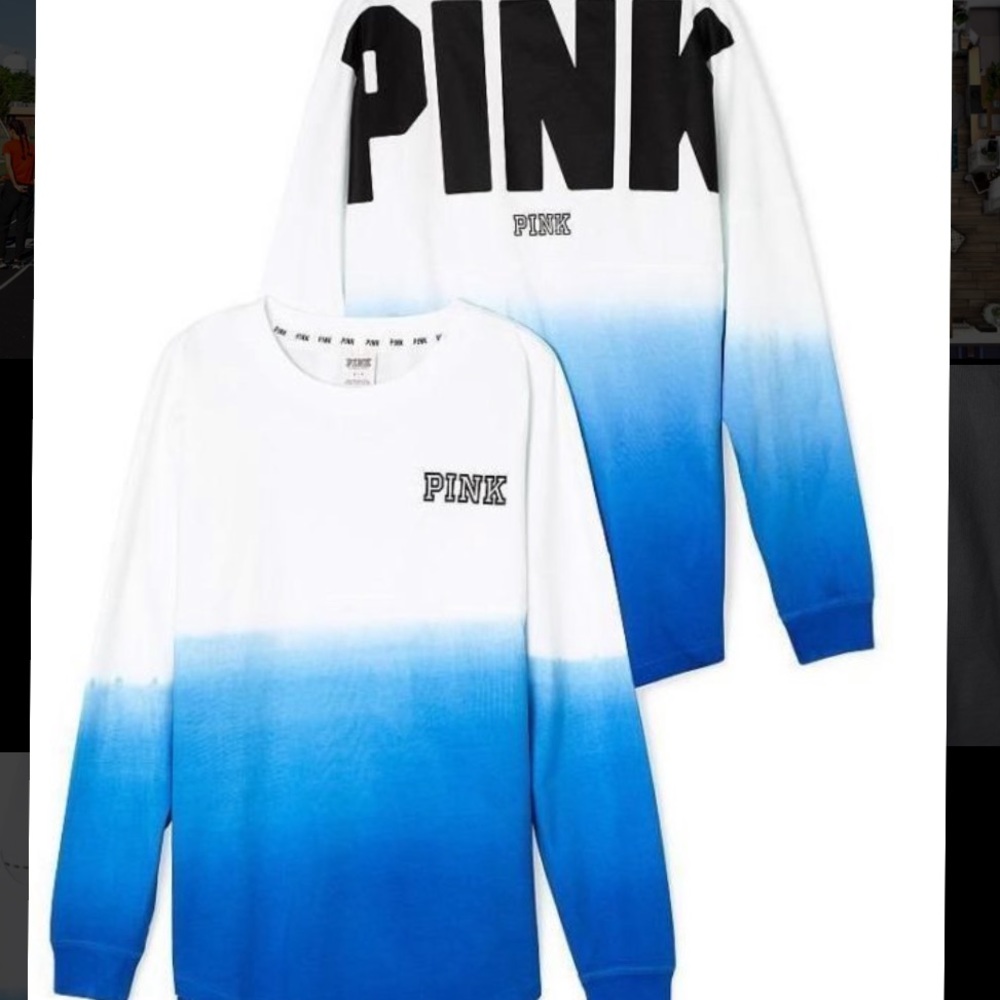 VS Pink Varsity Crew Neck